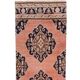 Vintage Turkish hallway rug 89x555 cm