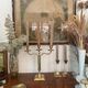Pair of brass candlesticks