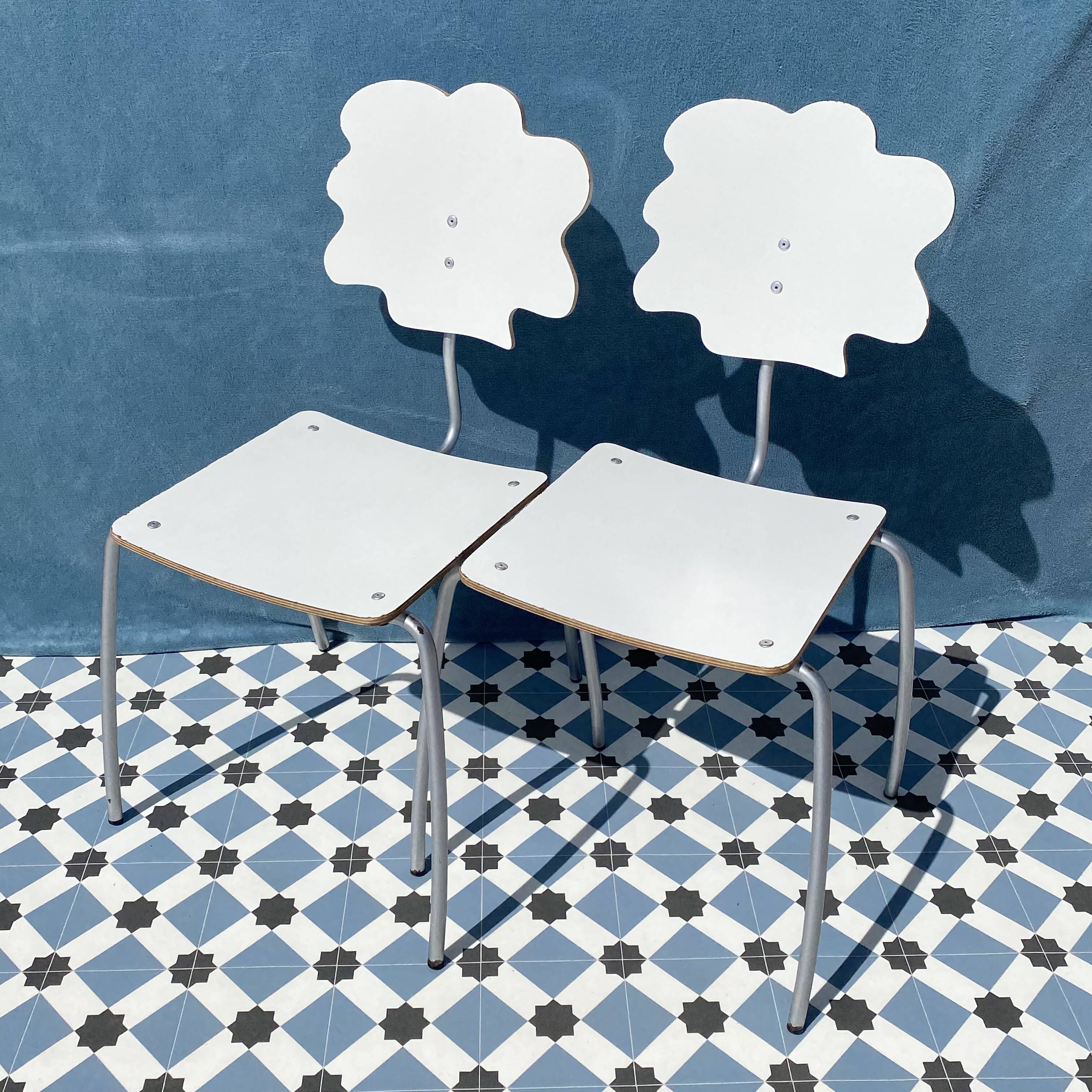 Set of Heart, Cloud, Smiley and Flower chairs by Agatha Ruiz de la Prada