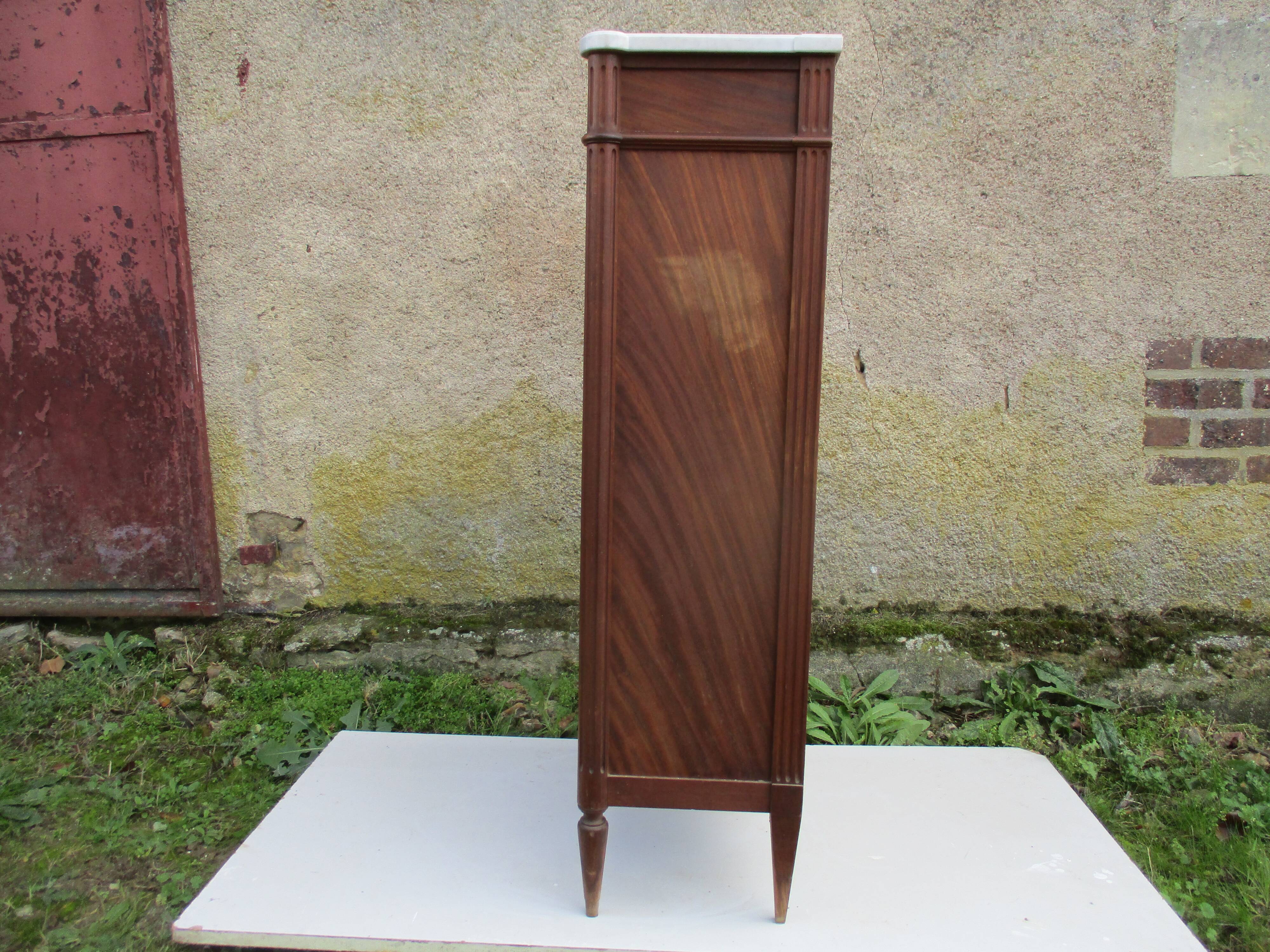 Louis XVI style secretary in mahogany, 19th century