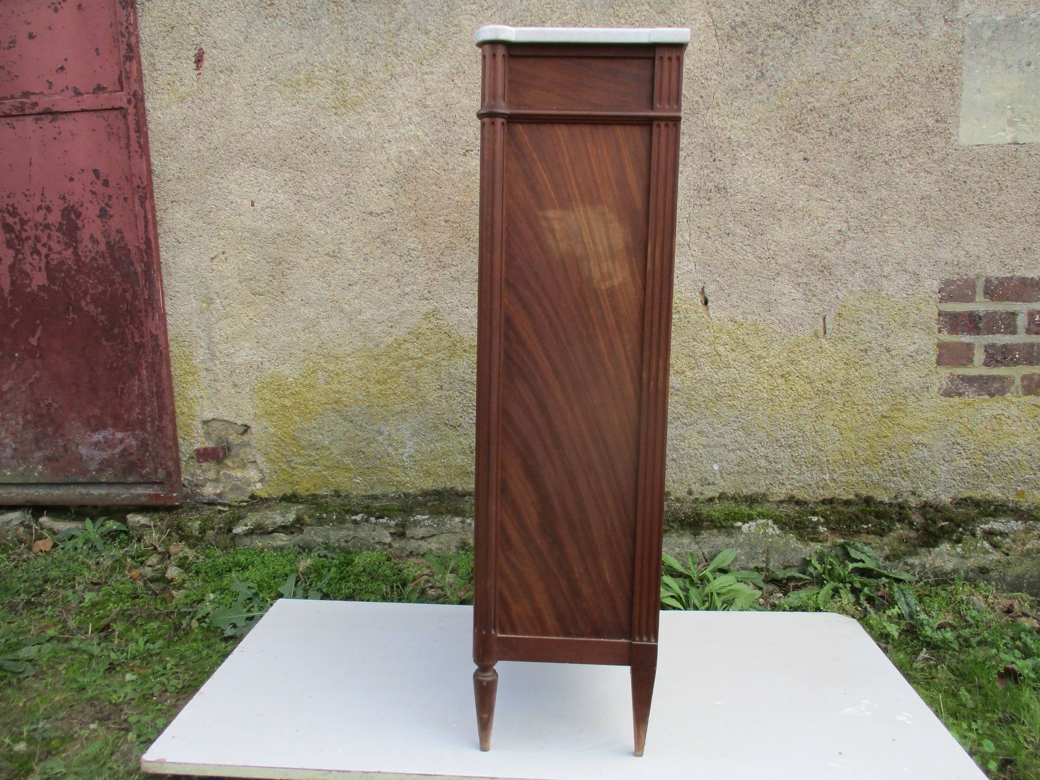 Louis XVI style mahogany secretary from the 19th century.