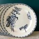 Set de 6 assiettes Sarreguemines terre de fer modèle Carmen