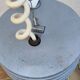 Paire de suspensions vintage de style industriel