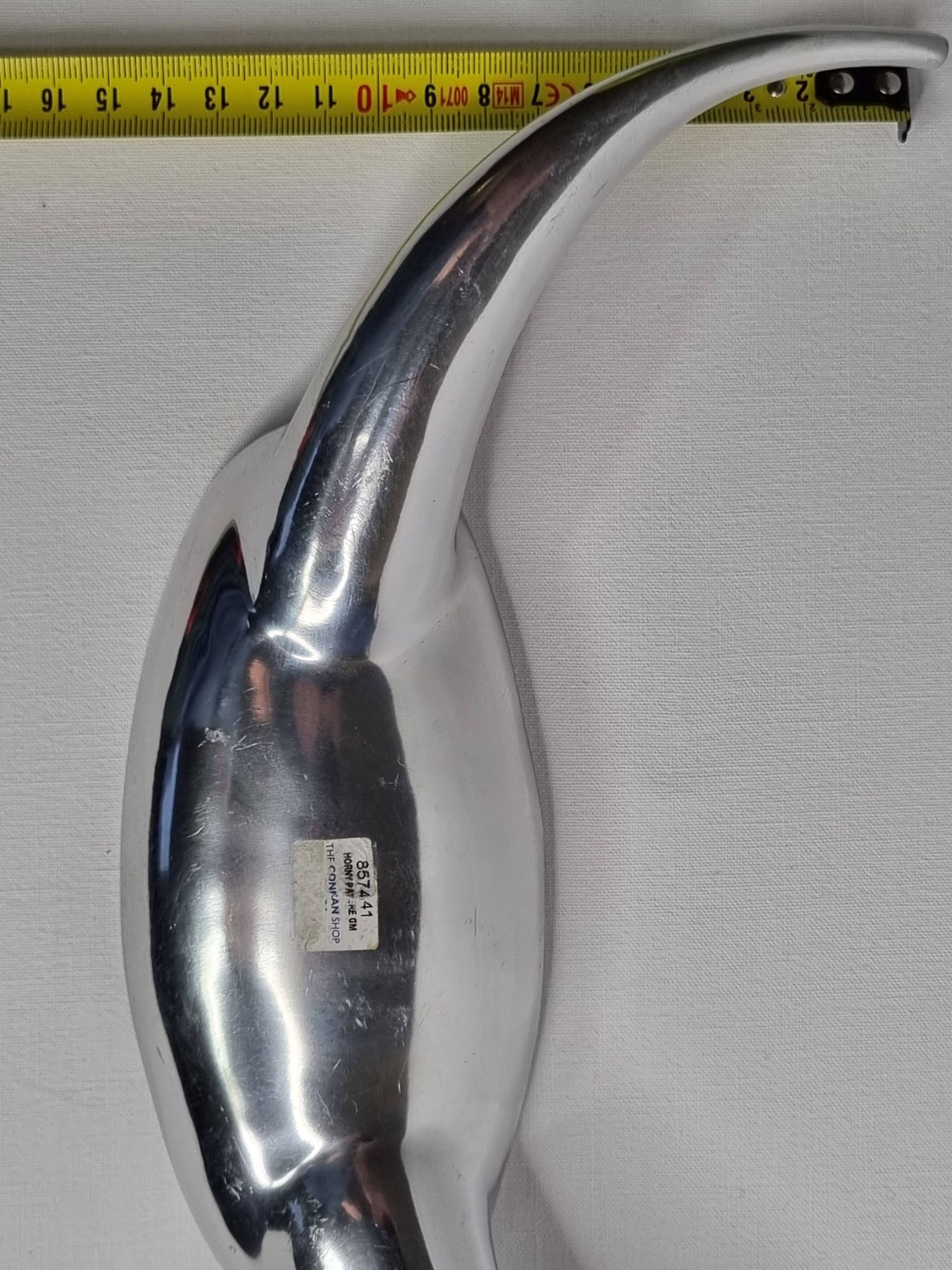 Horny Coat Hook, Aluminum Bull Head Wall Mount, The Conran Shop, 30 cm