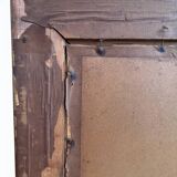 Set vintage original velvet flower oil painting, pair of flower still life art