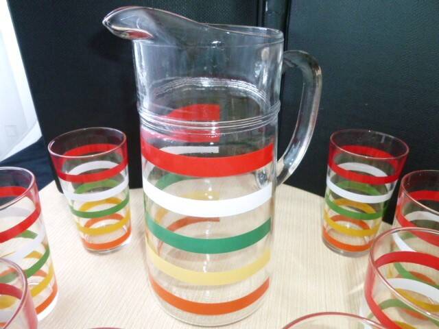 VMC Vintage orangeade service for 8 people