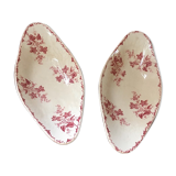 Two ravires iron earth U&C Digoin Sarreguemines