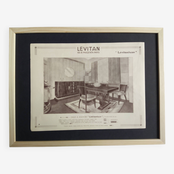 Planche publicitaire de mobilier 1940's " Salle à Manger "