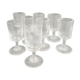 8 glasses with old port