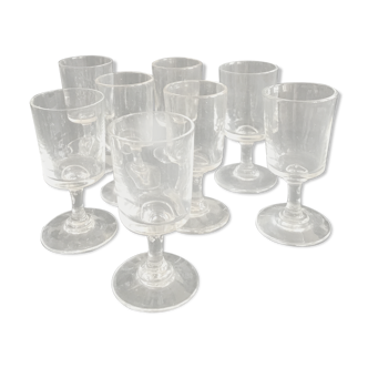 8 verres à porto anciens