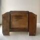 Chevet Art Déco années 1930 - Bois et plateau incrusté