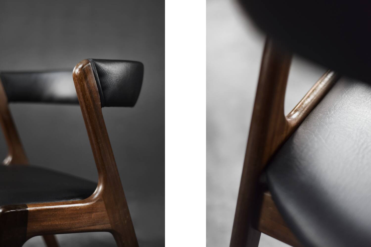 Mid-Century Danish Modern Teak Office Chair Model Fire by Kai Kristiansen