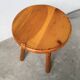 Pine stool assigned to Charlotte Perriand for Les Arcs.