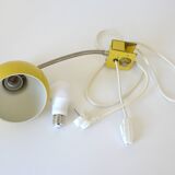 Space Age style lamp / Vintage yellow bookshelf light / Mid-century modern