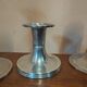 Set of 4 candlesticks "Luise" by Günther Lambert silver-plated metal