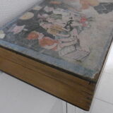 Set of old wooden cubes