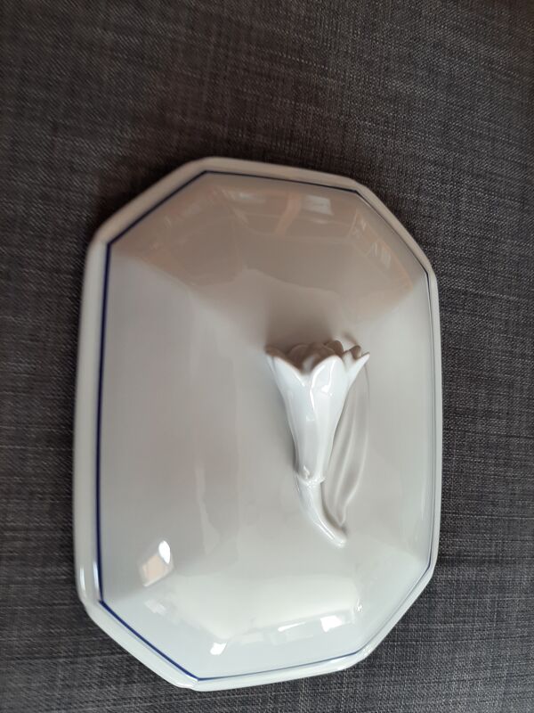 Soupière limoges coquet lotus méditerranée