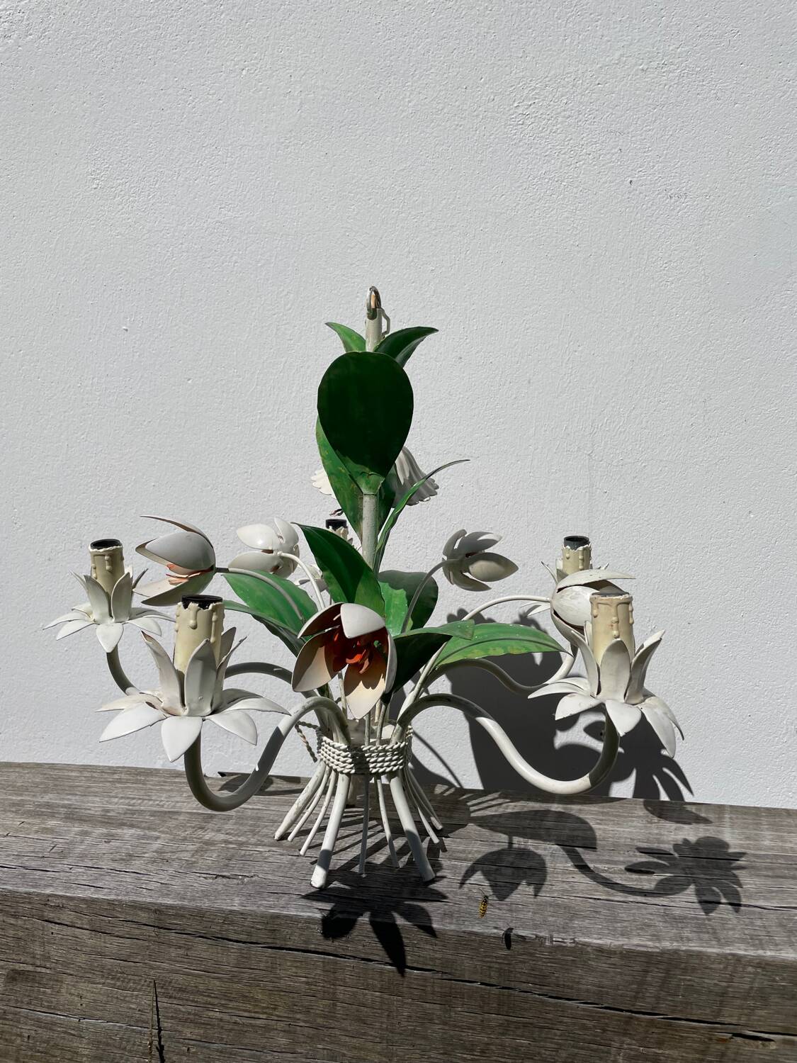 Metal flower bouquet ceiling chandelier