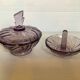 Art Deco Purple Jewelry Box and Ring Sizer