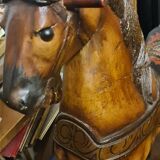Wooden rocking horse