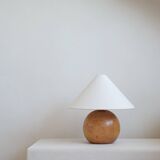 Wooden table lamp