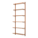 Danish mid century shelving system, set of 6 shelves, 1960s