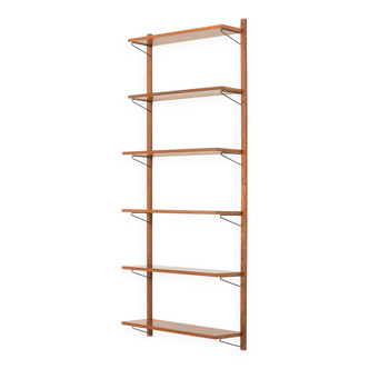 Danish mid century shelving system, set of 6 shelves, 1960s