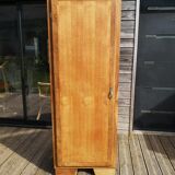 Renovated wooden cloakroom