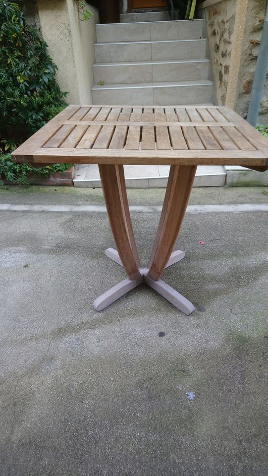 Table balcony in solid teak collection borneo