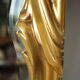 Bevelled gold mirror in Rococo style by Deknudt, Belgium, vintage.