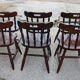 Series of 6 western chairs