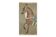 Painted canvas depicting a side view of an Indian horse. Contemporary work.