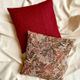 Coussin en laine rouge - 40 cm
