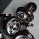 Set of 4 wall lamps Raak year 70