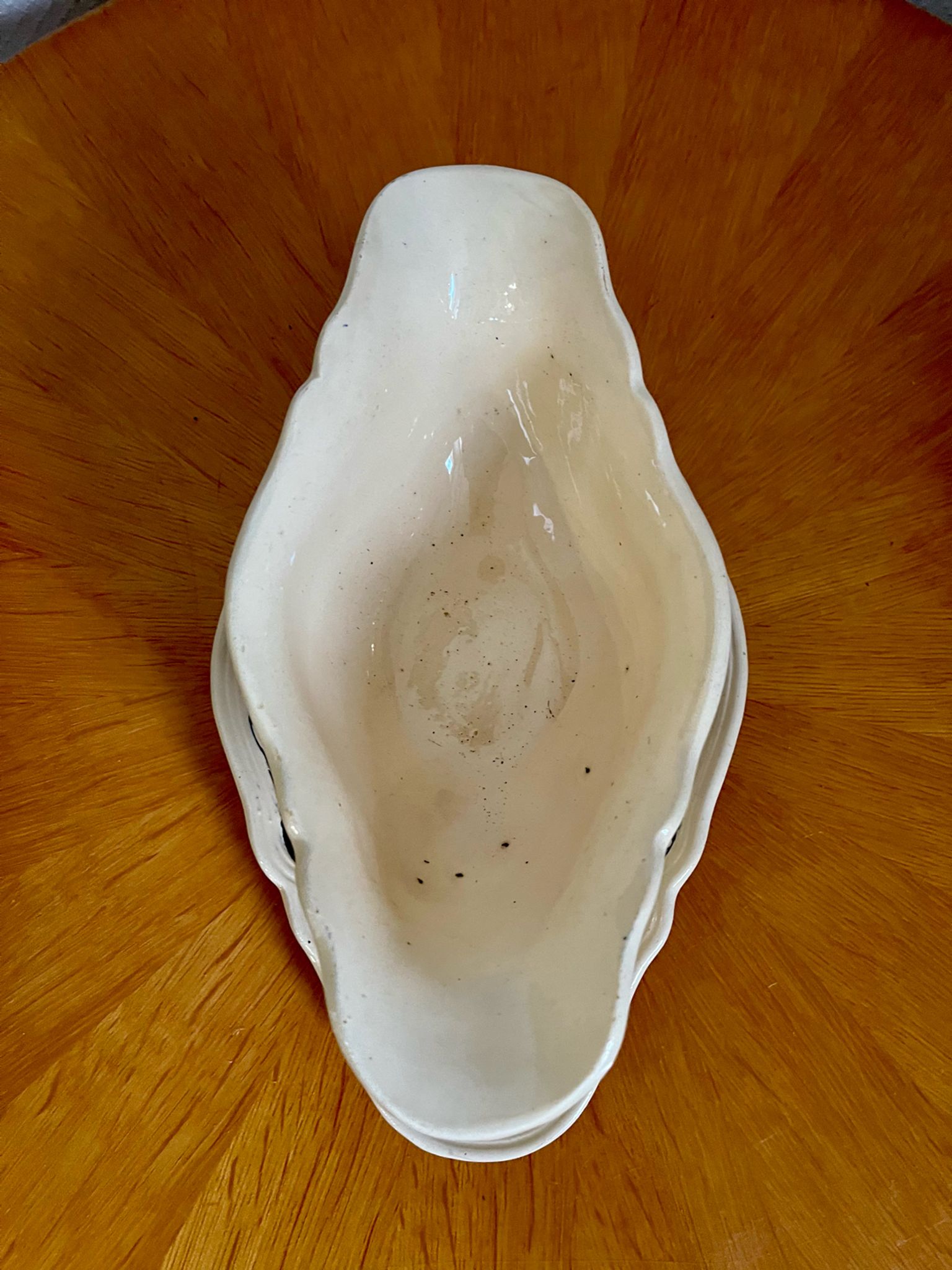 Plat saucière en terre de fer Longchamp