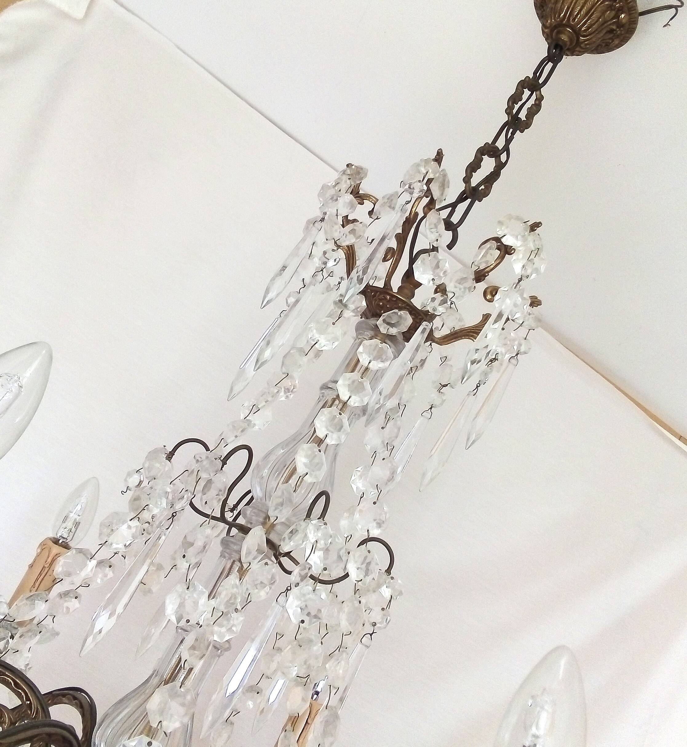 Bronze crystal chandelier style - Haussmanian - chic decor