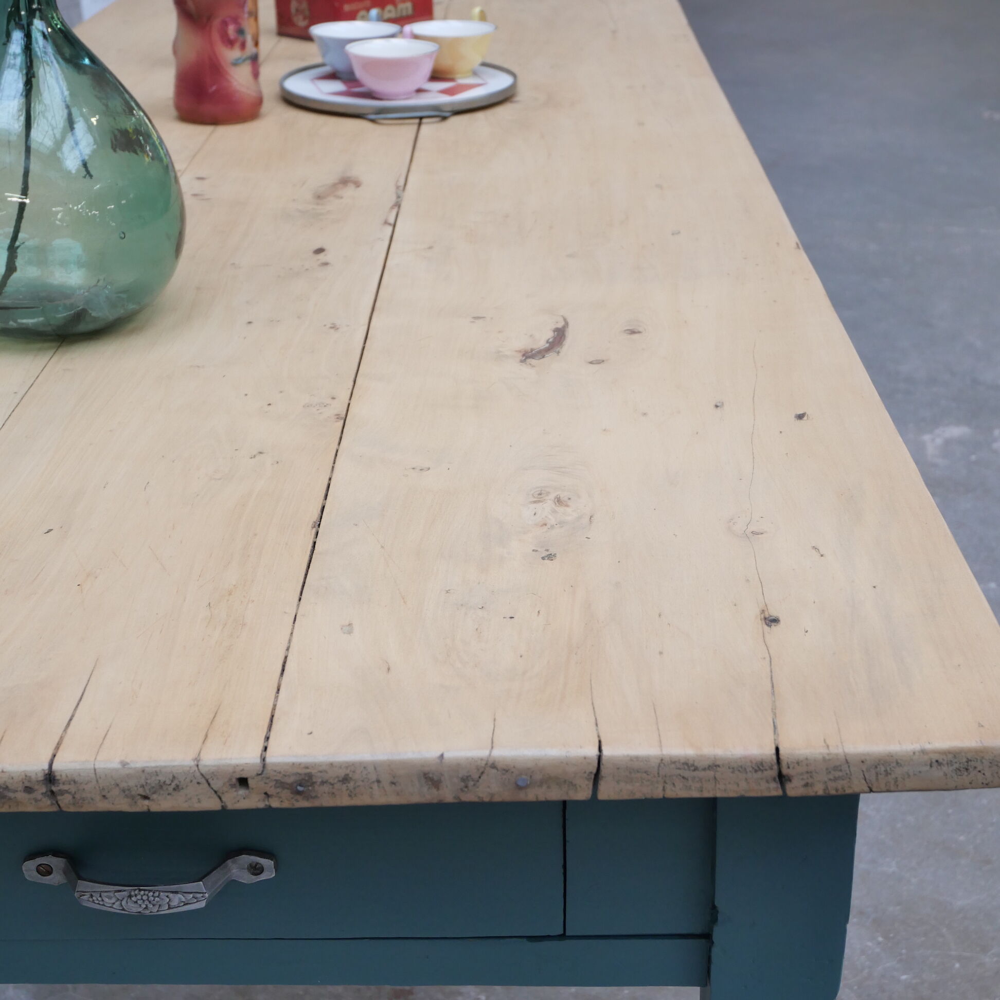 Restored farmhouse table