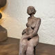 Sculpture étude d’un nu céramique raku