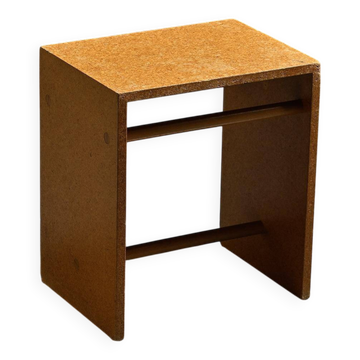 Tabouret en aggloméré par Max Bill, Ulm, vers 1962