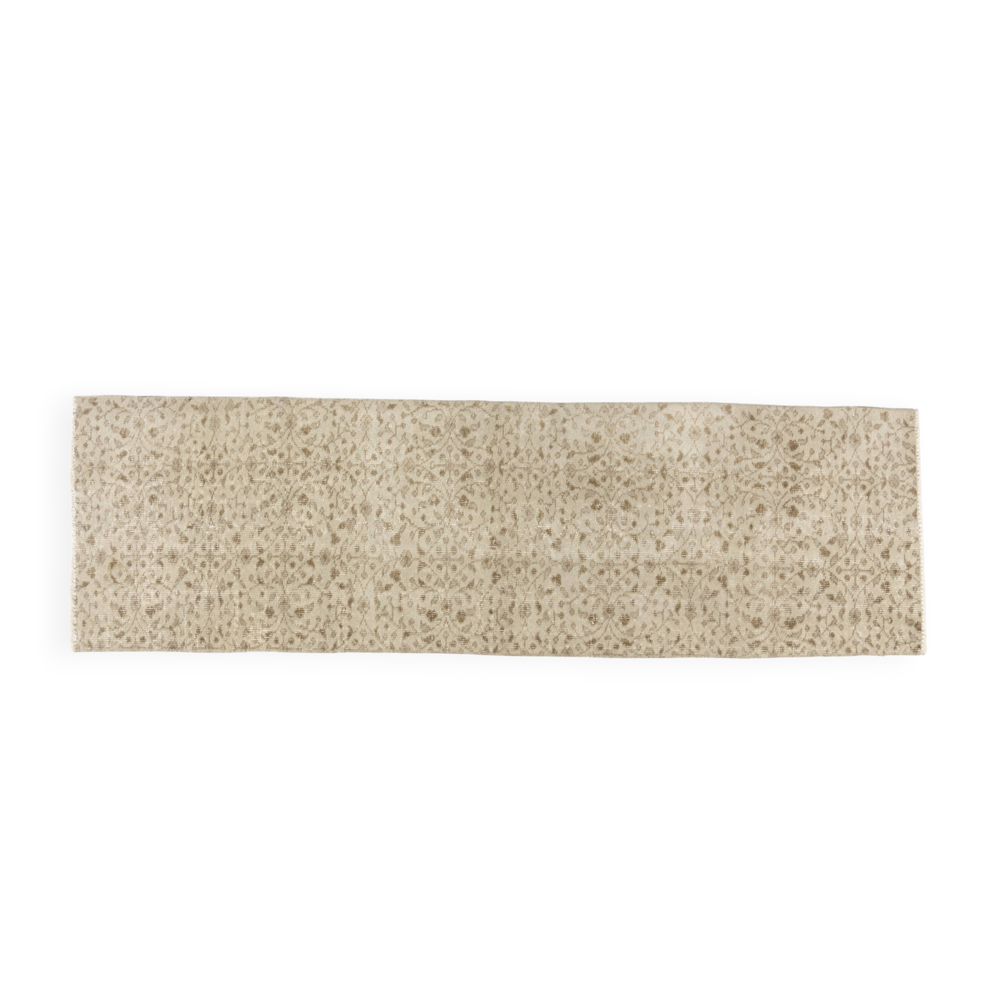 Oushak Pastel Hallway Runner Rug sku 1097