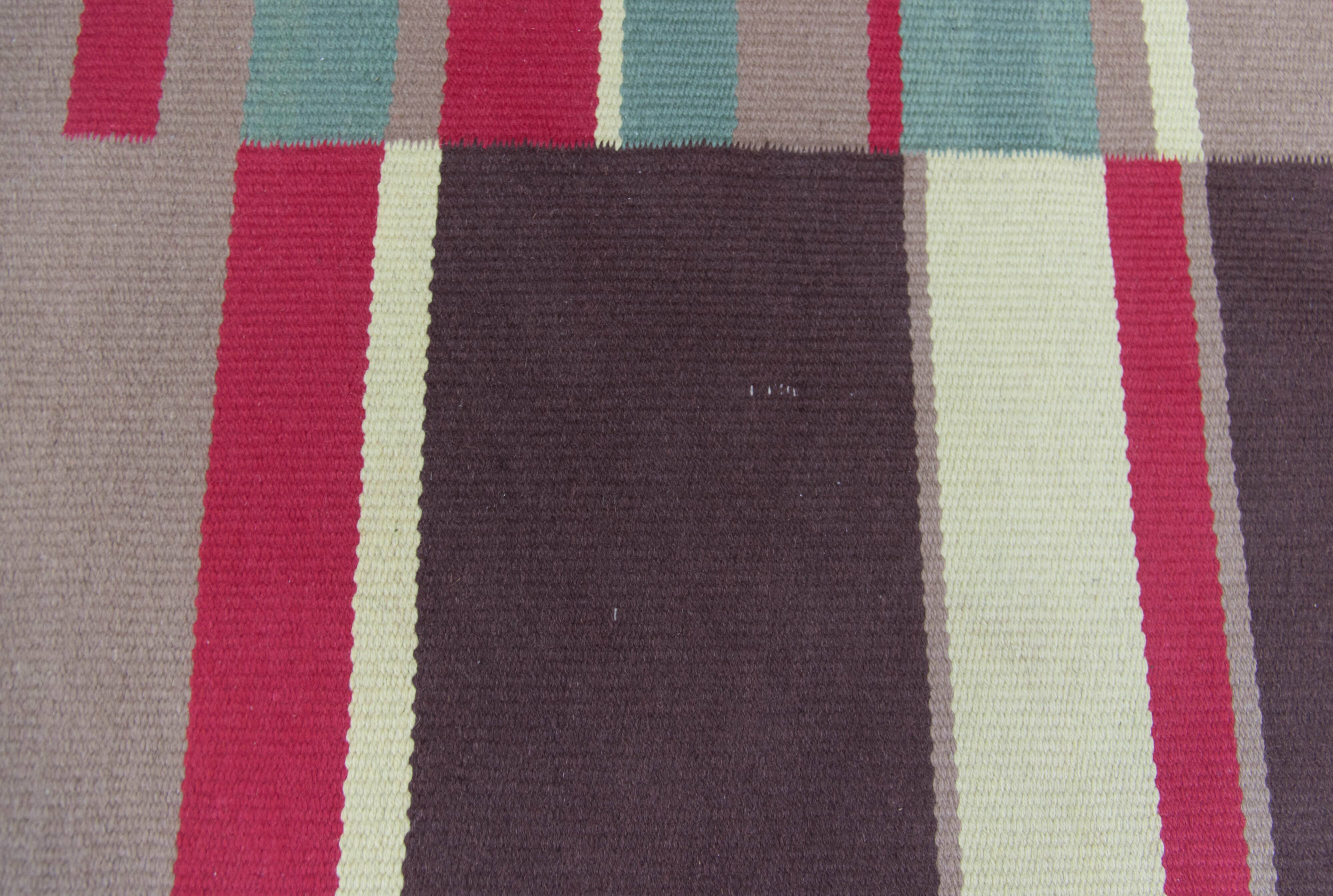 Rare Abstract Modernist Carpet by Antonin Kybal, 1948