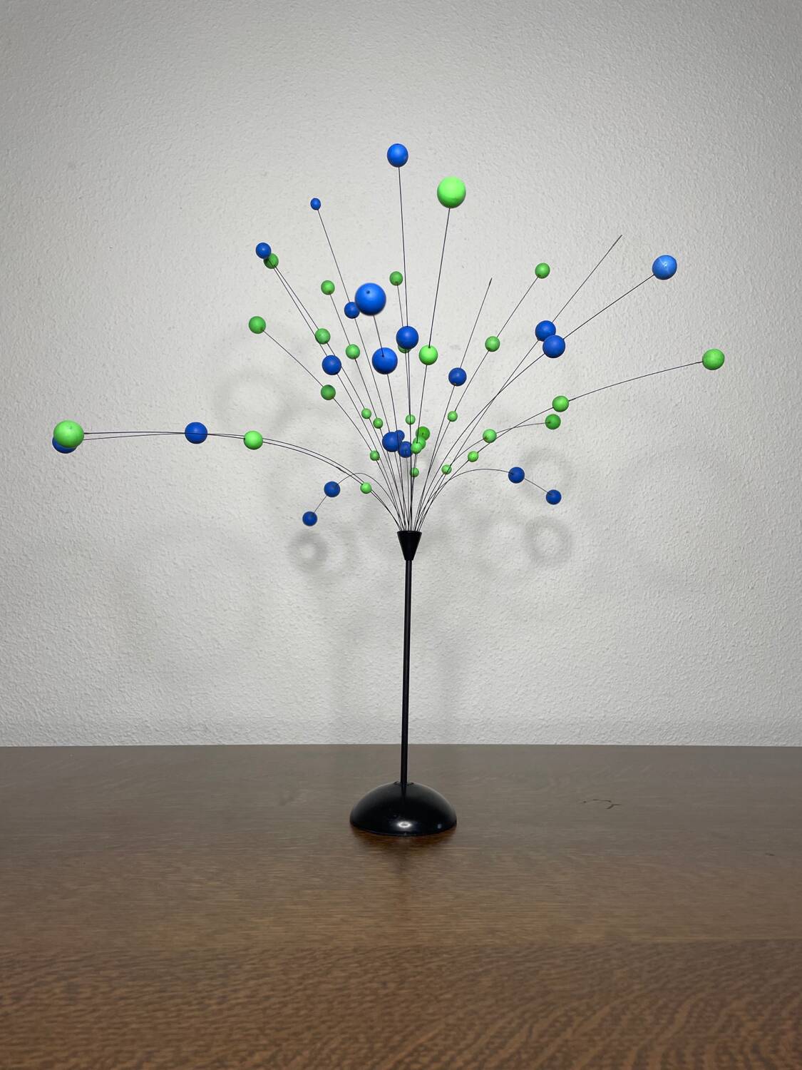 Mobile pop art kinetic ball sculpture, Lauris Lonborg, 70s