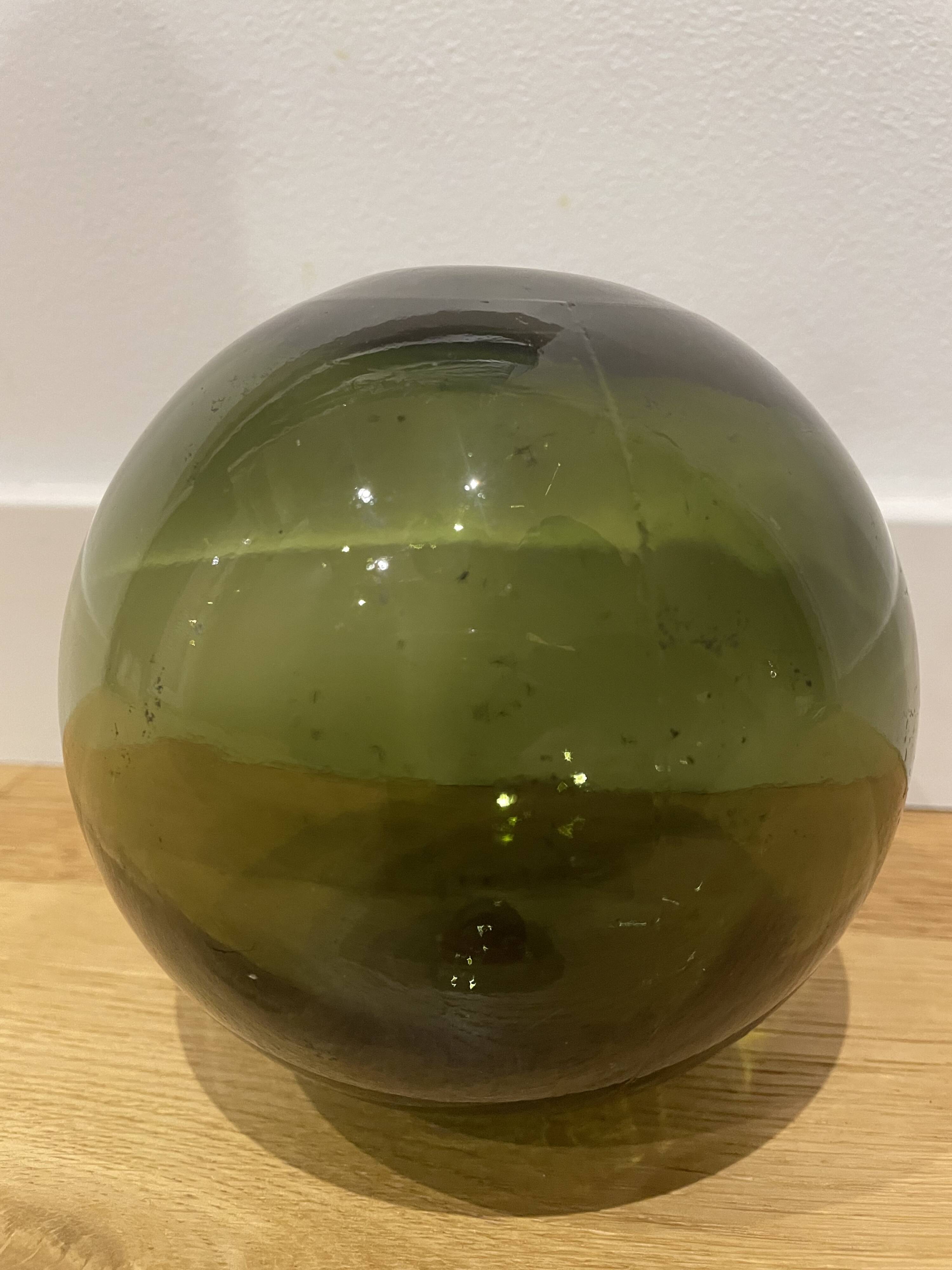 Boule flottante pêcheur en verre