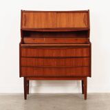 Teak secretary, Danish design, 1970s, production: Denmark