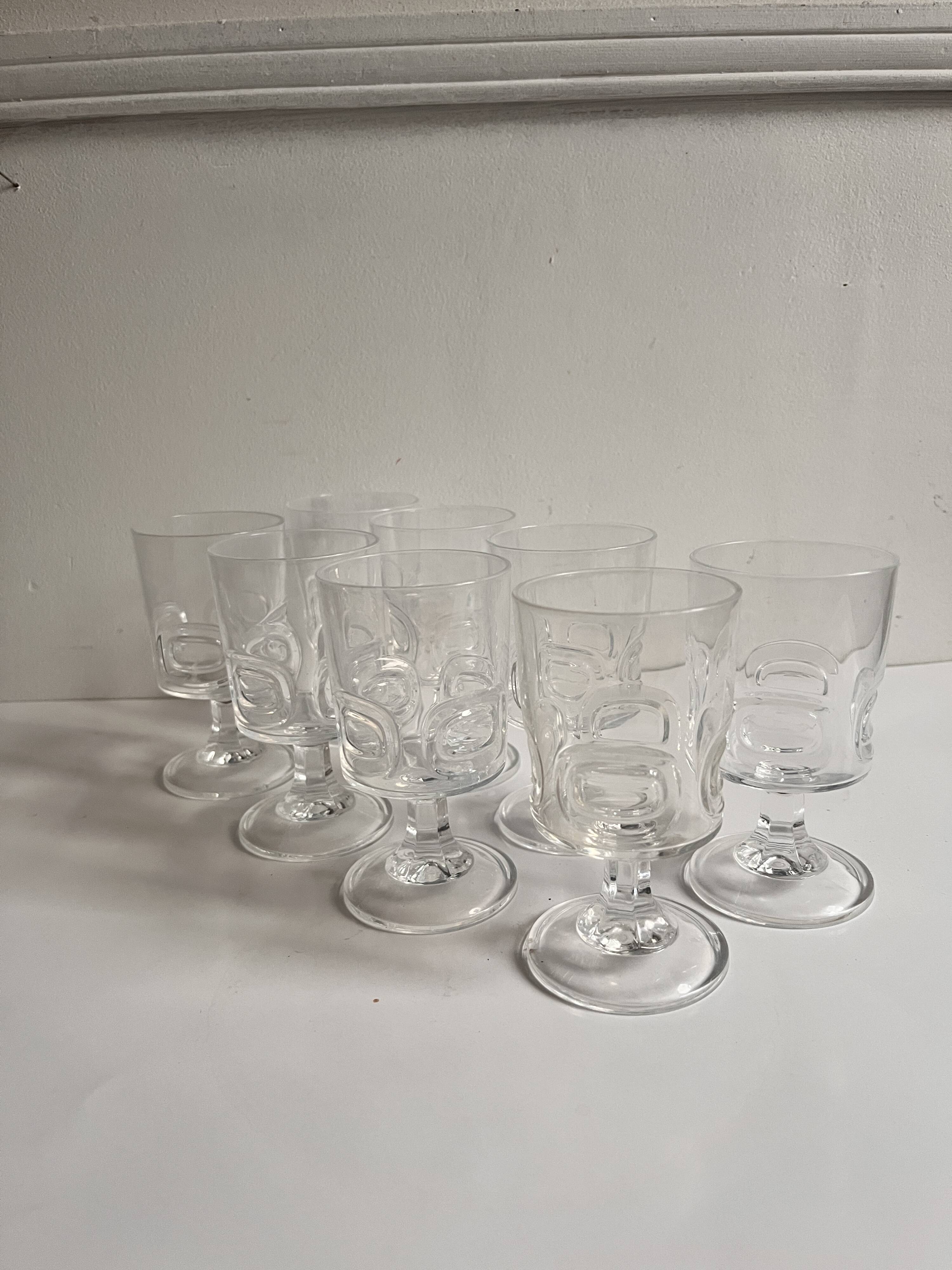 Vintage wine glasses