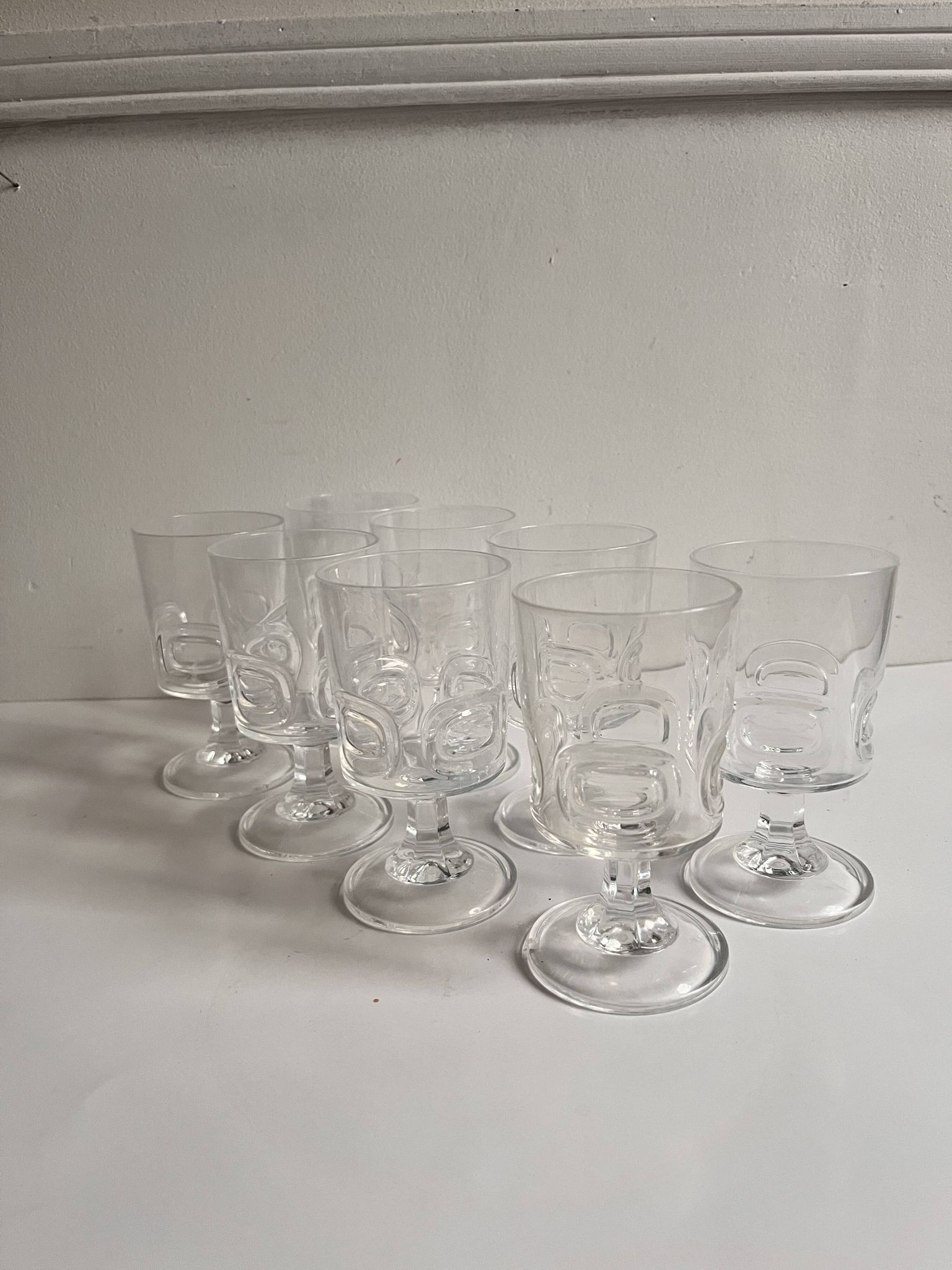 Vintage wine glasses
