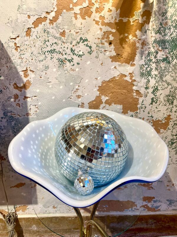 Vase / coupe à fruits Murano Fazzoletto pour Venini