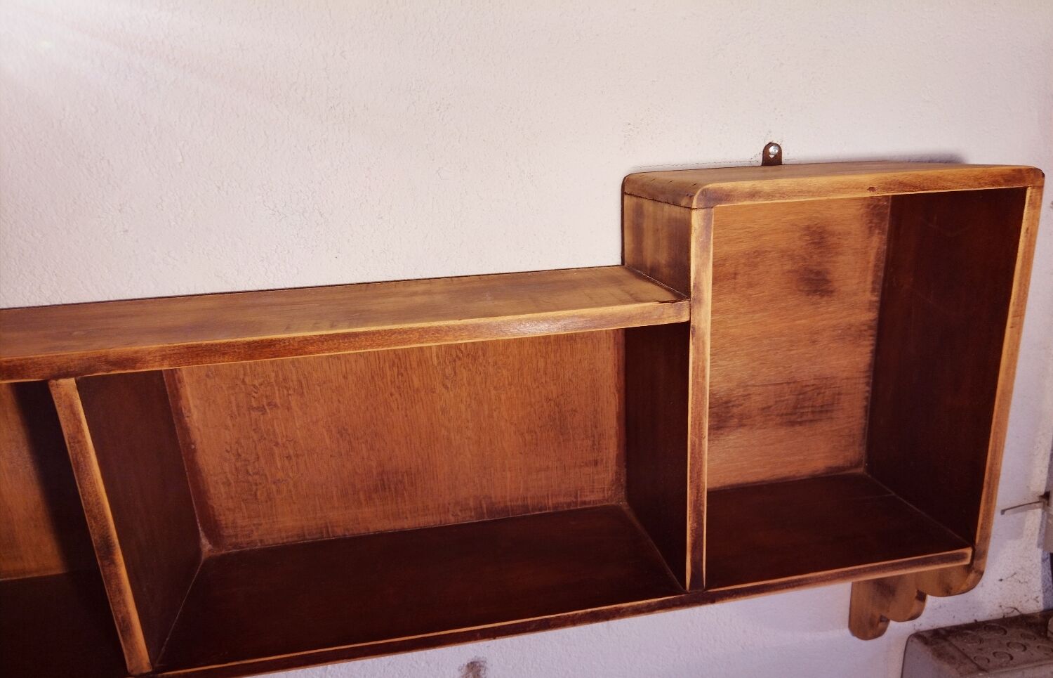 Art Deco corner shelf
