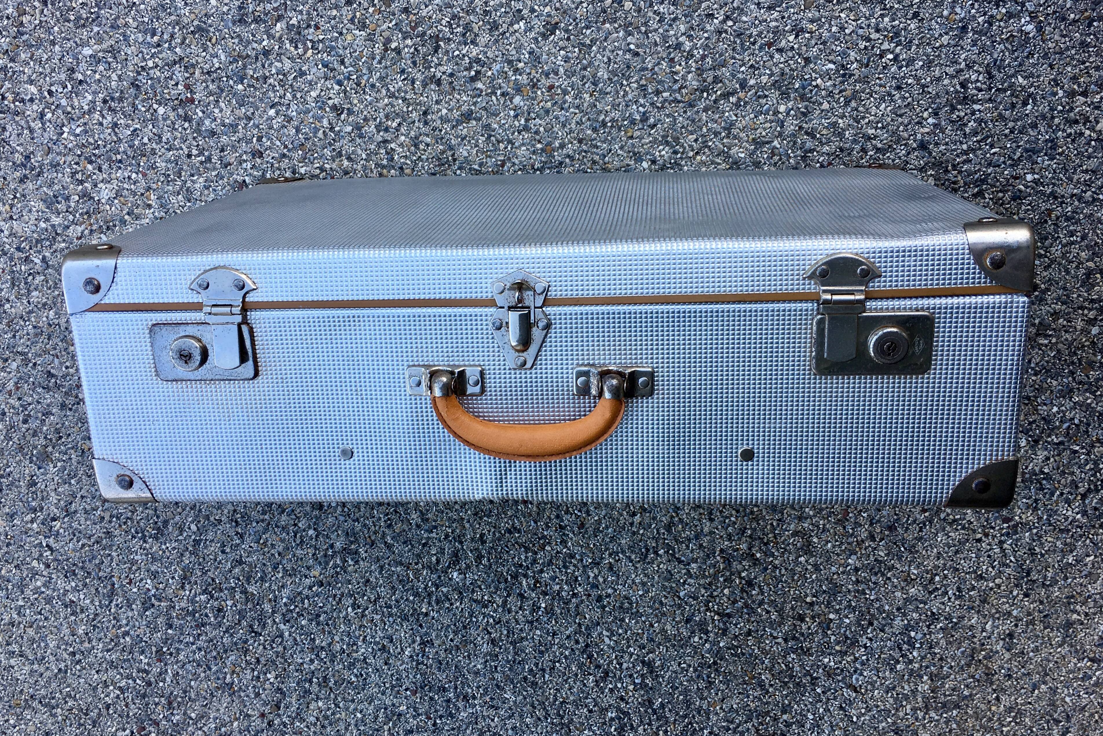 Vintage aluminium case