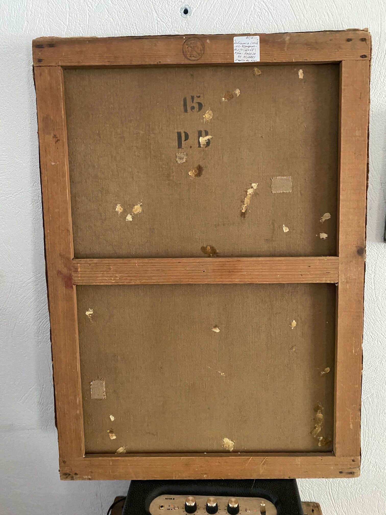 Oil on canvas The woman in the stole